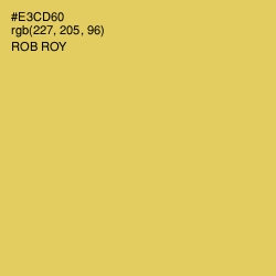 #E3CD60 - Rob Roy Color Image